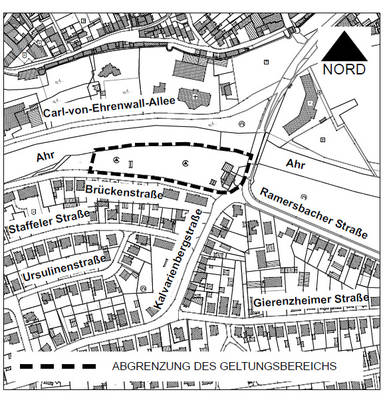  Auszug aus der Flurkarte Gemarkung Ahrweiler, Flur 10